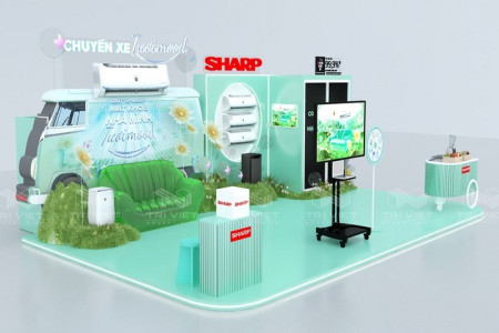 Địa Chỉ Thiết Kế Booth Bán Hàng Bến Tre Mẫu Đẹp Với Giá Rẻ