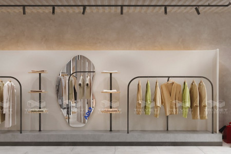 Thi Công Showroom Quần Áo Mẫu Chuyên Nghiệp, Hiện Đại