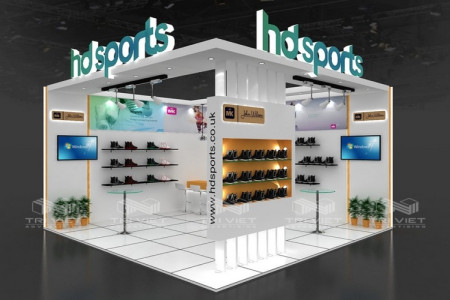 Thi Công Booth Bán Hàng Bình Dương Thu Hút Mọi Ánh Nhìn