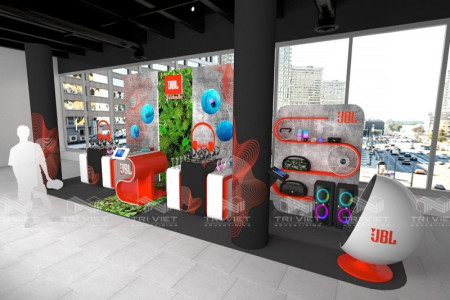 Làm Booth Quảng Cáo Sản Phẩm Theo Yêu Cầu Thương Hiệu