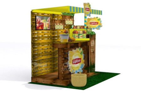 Thi Công Thiết Kế Booth Bán Hàng Bằng Gỗ Đẹp, Hiện Đại