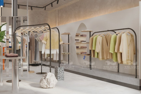 Chi Phí Thi Công Shop Quần Áo Mới Nhất 2026 Từng Hạng Mục