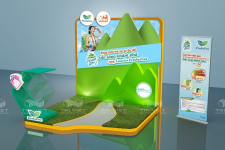 Thiết Kế Booth Quảng Cáo Phường Phú Thạnh Đẹp, Thu Hút Khách