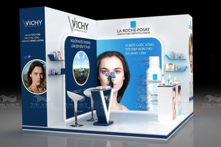 Booth Bán Hàng Thiết Kế Thi Công Ấn Tượng Thu Hút Ánh Nhìn