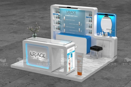 Thiết Kế Và Làm Booth Quảng Cáo Mỹ Phẩm Mẫu Đẹp Chất Lượng