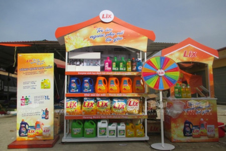 Sản Xuất Lắp Ráp Quầy Booth Bán Hàng Hiện Đại Chuyên Nghiệp