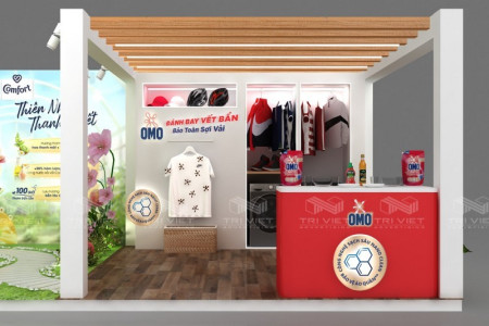 Booth Bán Hàng Hội Chợ Thiết Kế Thi Công Trọn Gói Giá Rẻ