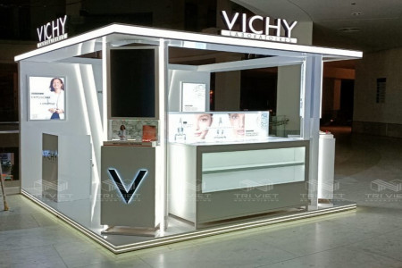 Mẫu Thiết Kế Booth Nước Hoa Độc Đáo Tạo Sự Thu Hút Cao
