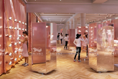 Thi Công Nội Thất Shop Mẫu Mới - Thời Trang - Hiện Đại