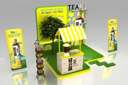 30+ Thiết Kế Booth Đồ Uống Ấn Tượng, Hiện Đại Thu Hút Khách