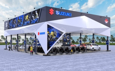 Thiết Kế Showroom Cửa Hàng Suzuki Hiện Đại, Chuyên Nghiệp