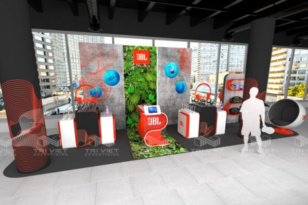Thiết Kế Mẫu Booth Trưng Bày Sản Phẩm Đẹp, Thi Công Giá Rẻ