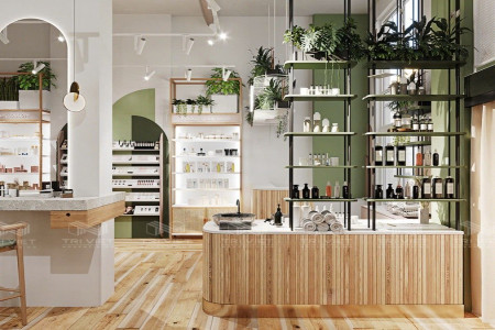 Dịch Vụ Thiết Kế Shop - Thi Công Nội Thất Cửa Hàng Uy Tín