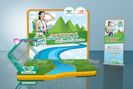 Chuyên Làm Booth Quảng Cáo Quận 5 - Booth Trưng Bày Đẹp